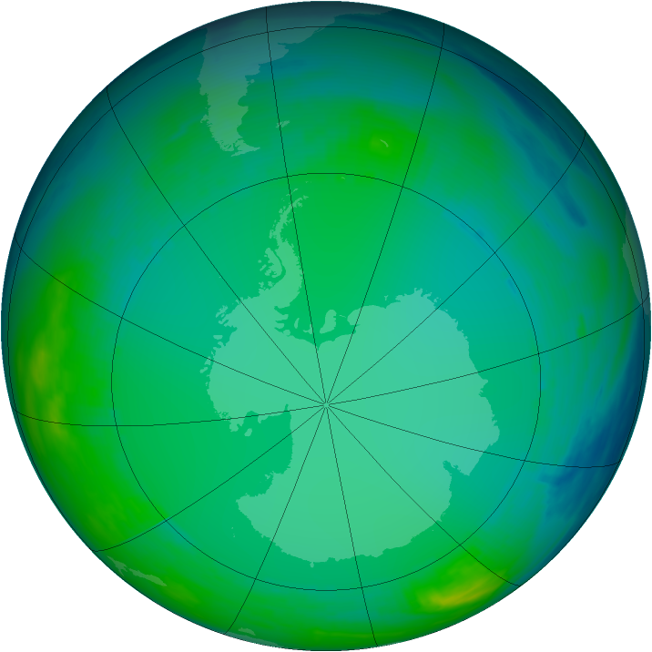 Ozone Map 1982-07-02